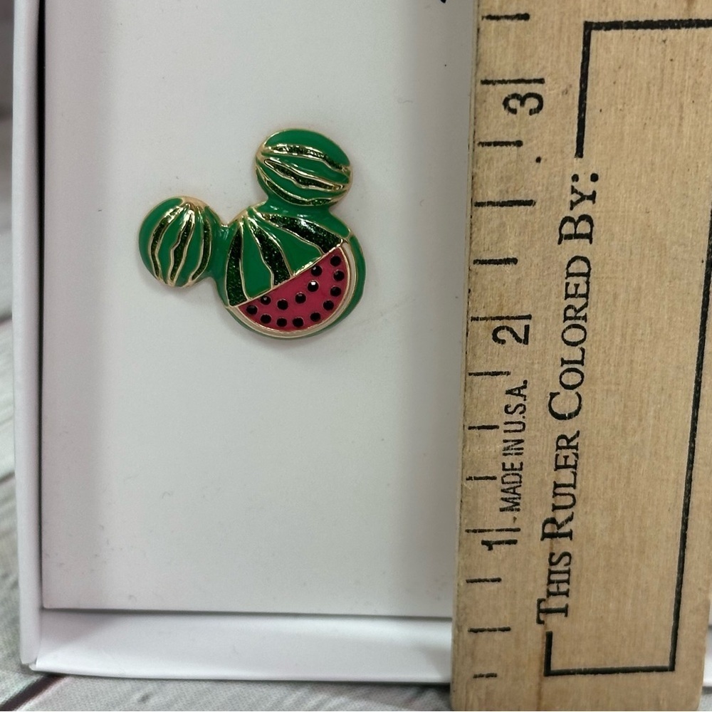 NWT disney BaubleBar Mickey Mouse watermelon stud Earrings summer coquette - Picture 3 of 5